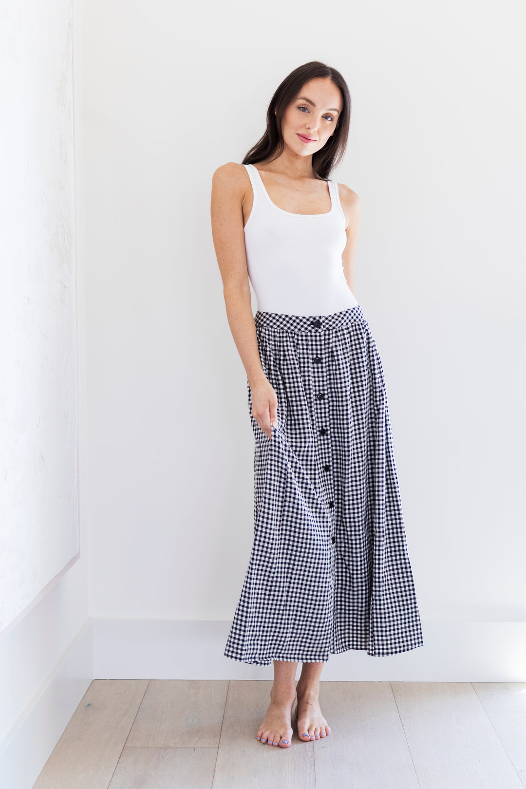 Chrissy  Skirt Gingham