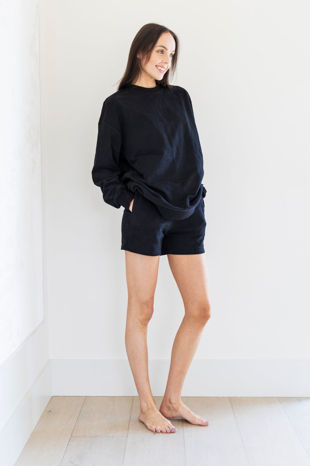 Farrah 2pc Short Set Black