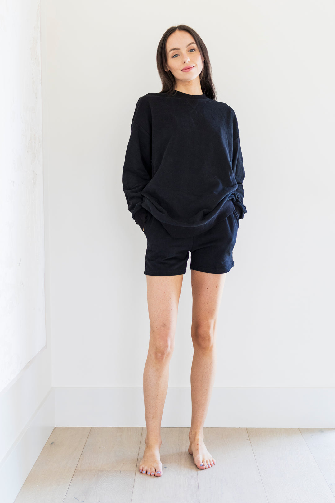 Farrah 2pc Short Set Black