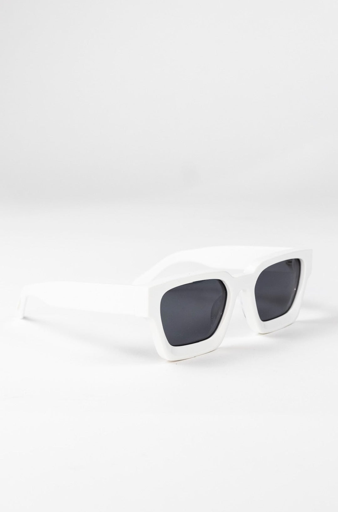 Blaise Chunky Sunglasses in White