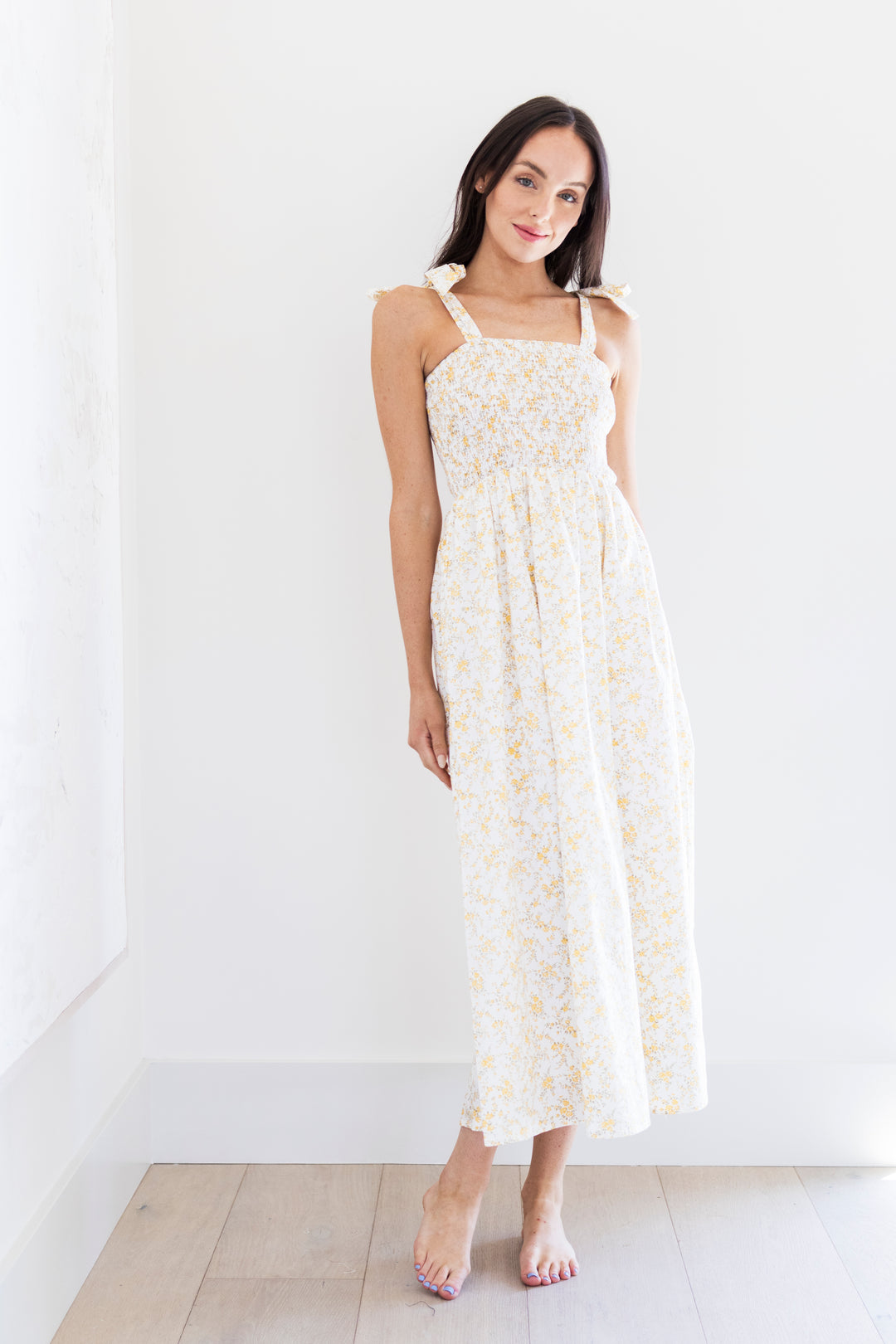 Laina Maxi Dress in Yellow