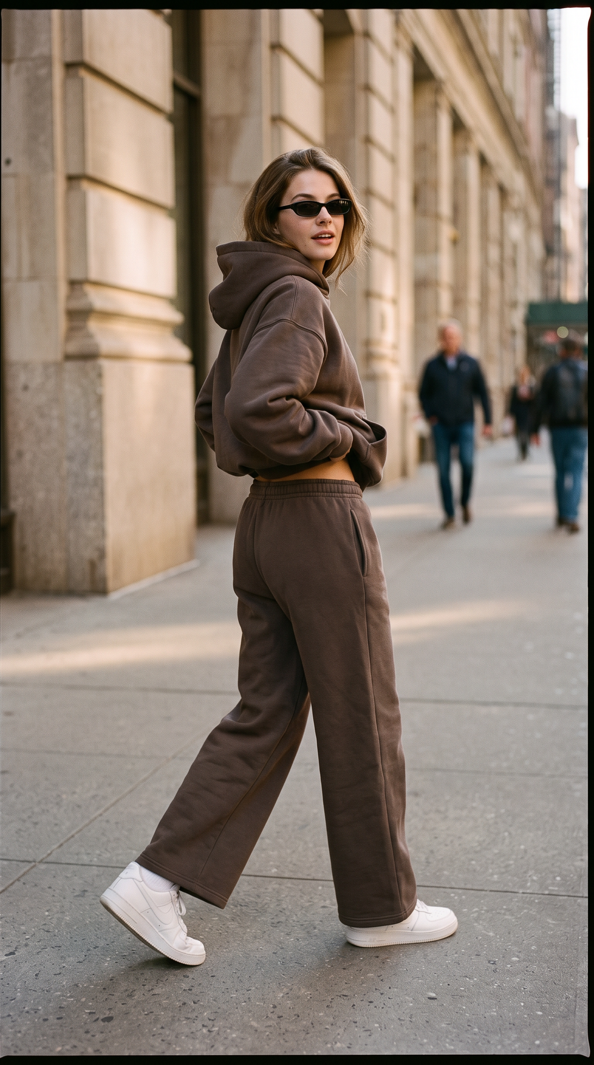 Sawyer Jogger Espresso street campaign