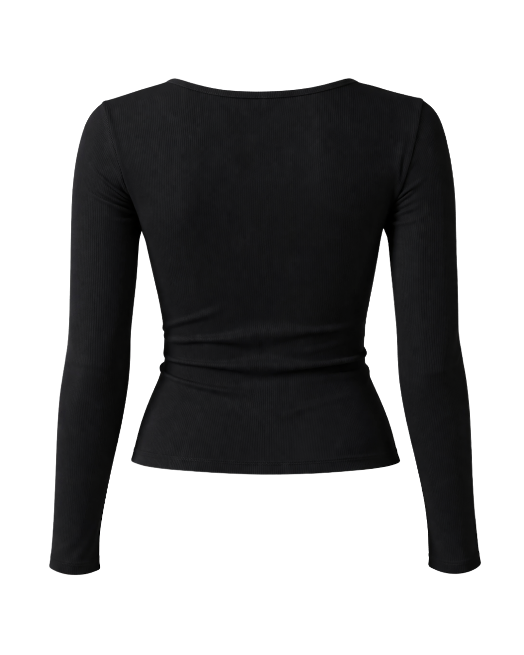 Mattie Long Sleeve Tee in Black