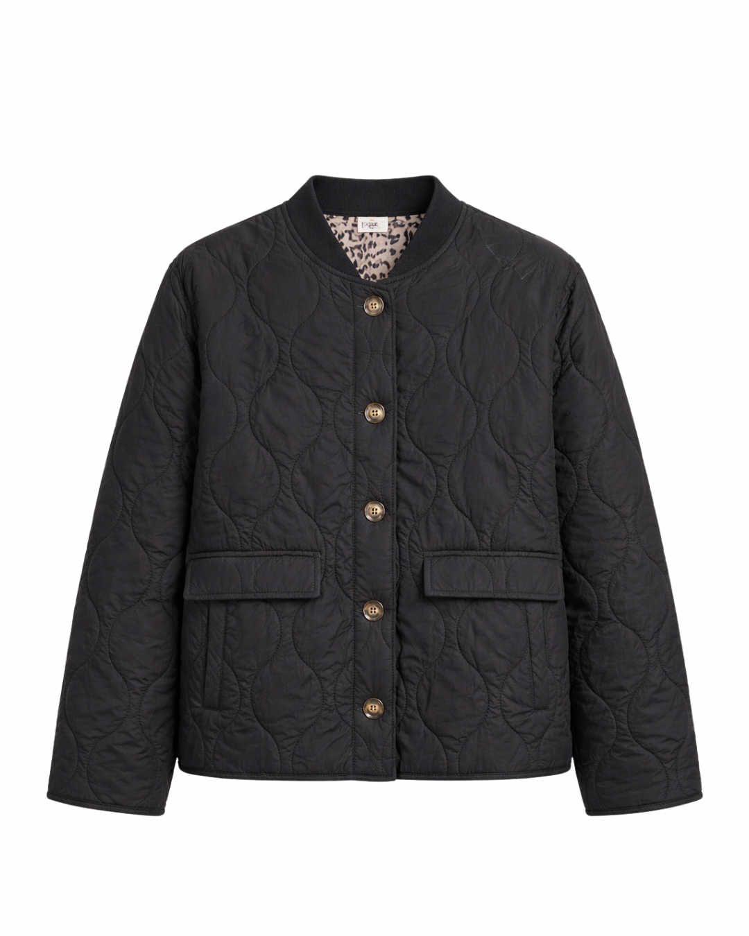 Elora Quilted Coat Black