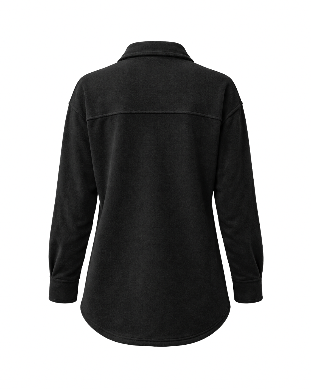 Ellie Overshirt Jacket in Black