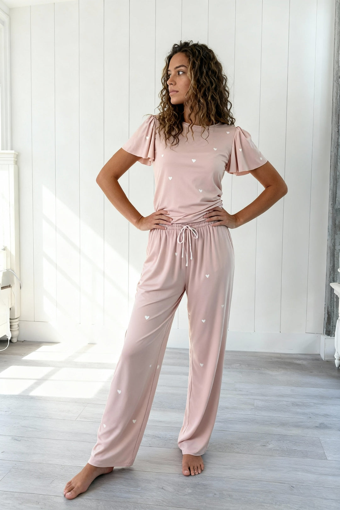 Heartfull Silky PJ’s Blush