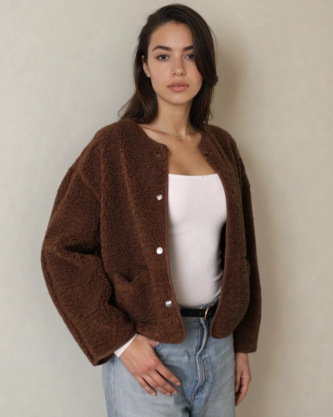 Willow Teddy Jacket Maple