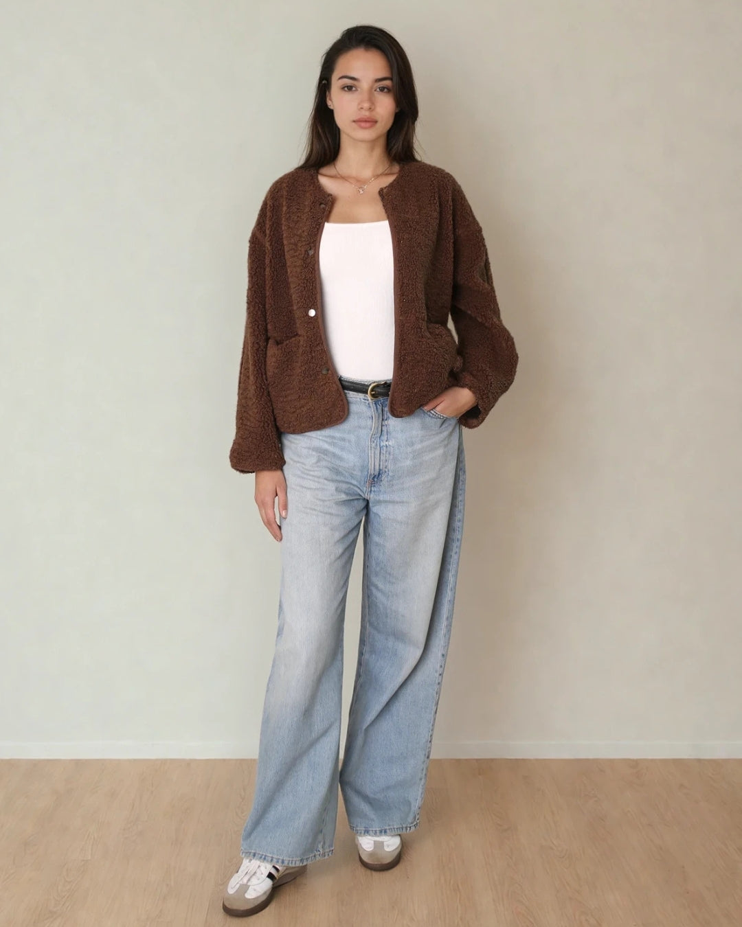 Willow Teddy Jacket Maple