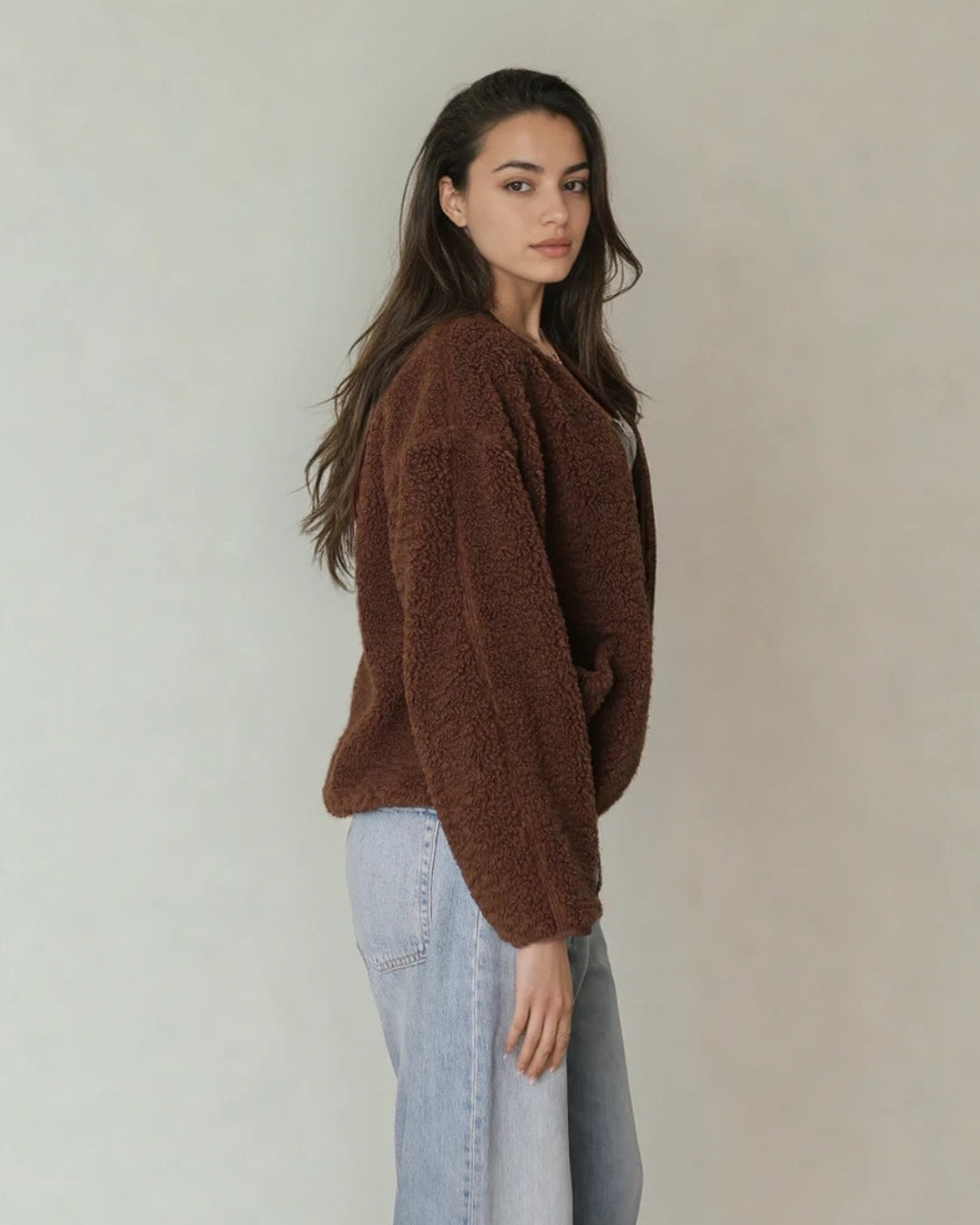 Willow Teddy Jacket Maple
