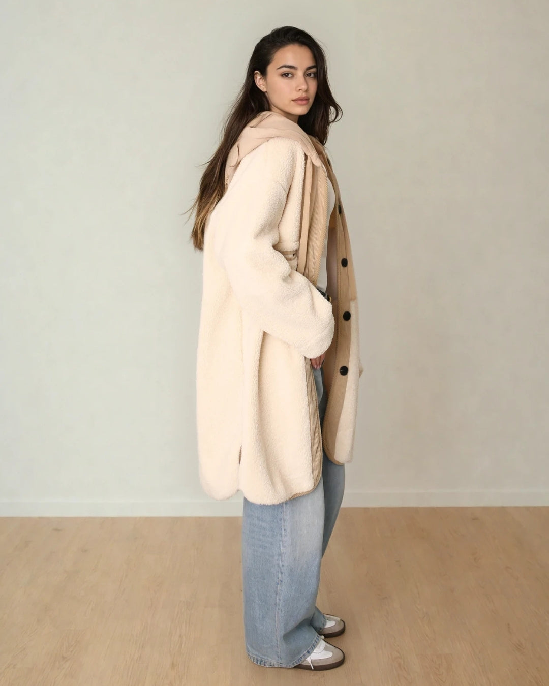 Nova 3/4 Hooded Coat