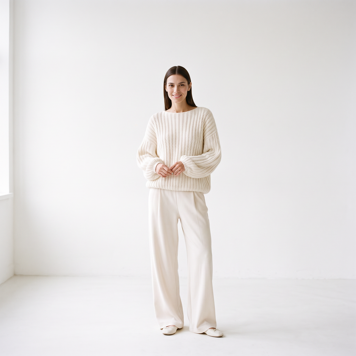 Evianna Knit Cream - bright studio 2