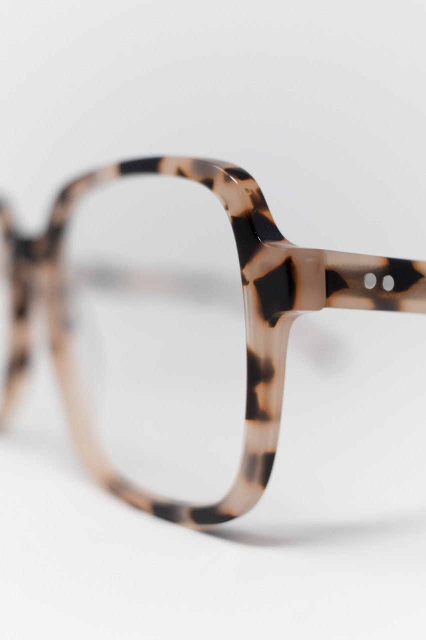 Celia Acetate Blue Light Glasses in Tortoise