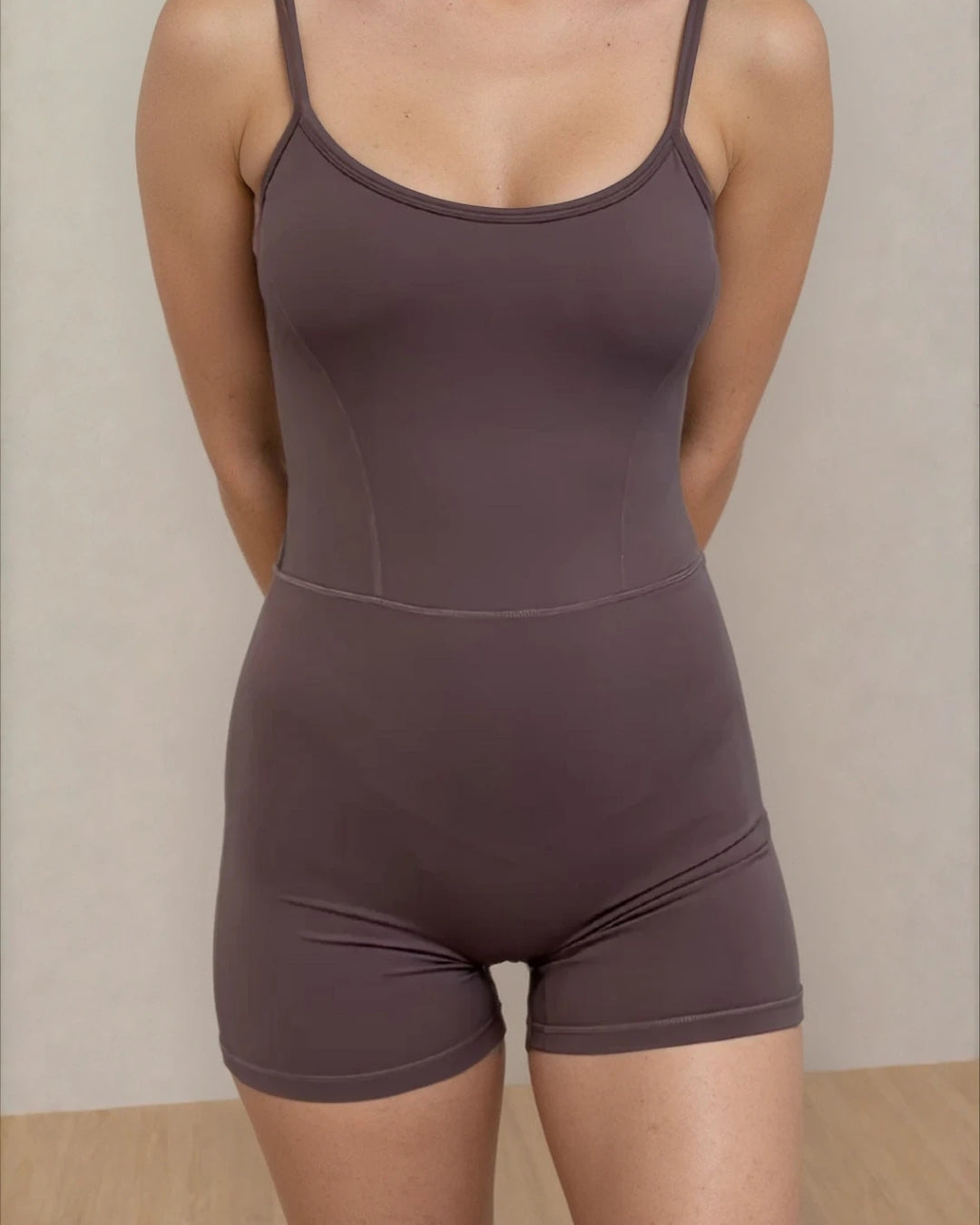 Maisie Romper Dark Mauve