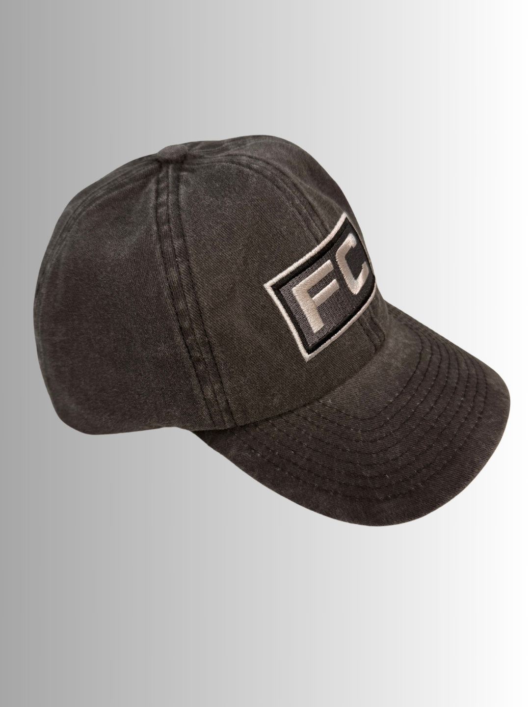First Class Faded Black Unstructured Hat