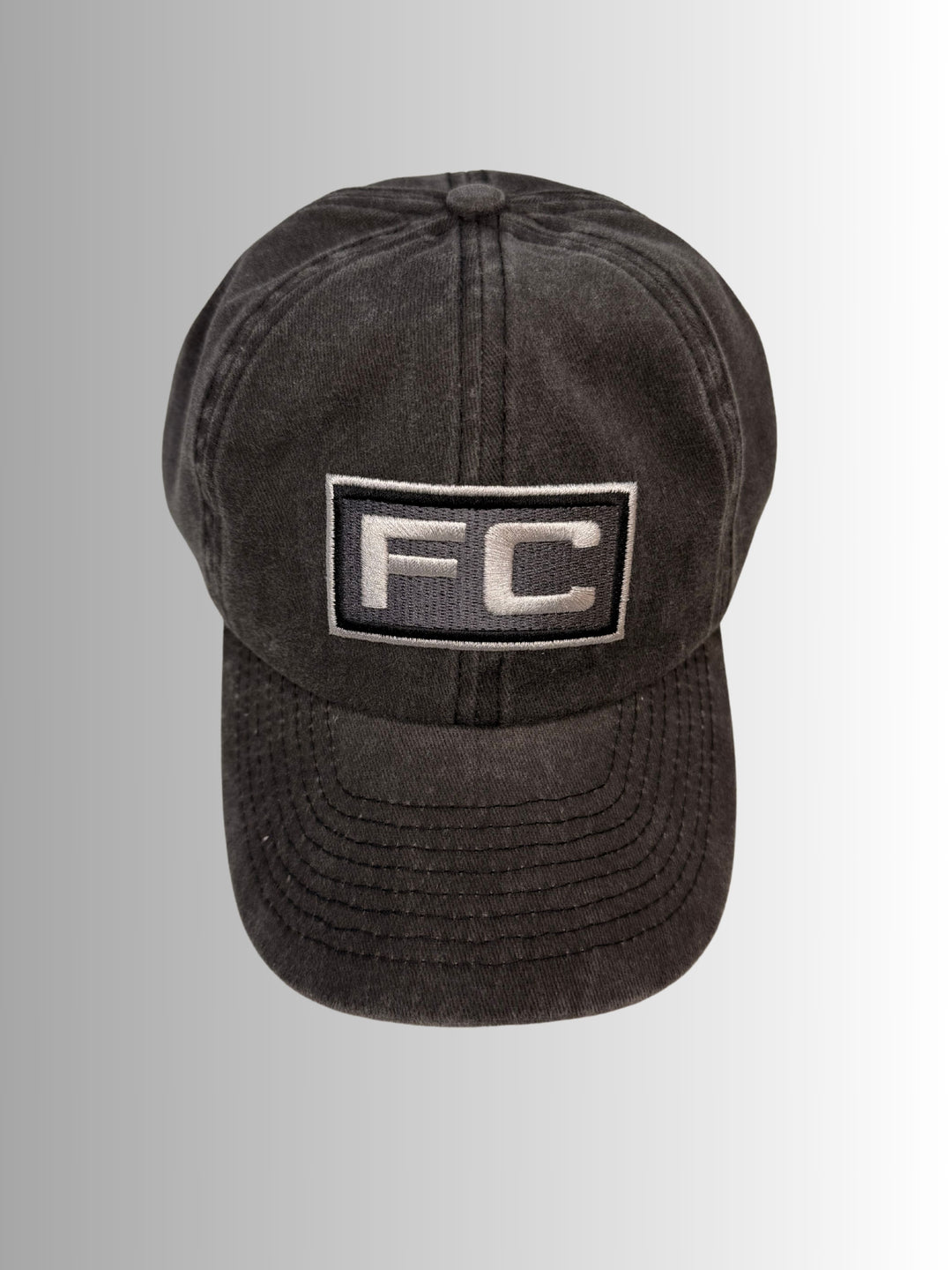 First Class Faded Black Unstructured Hat