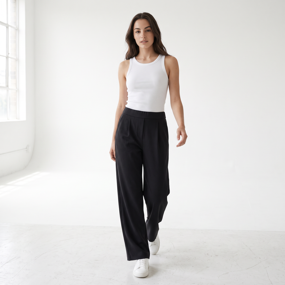 LUXEflow Elevated Trouser Sweatpant Black - bright studio