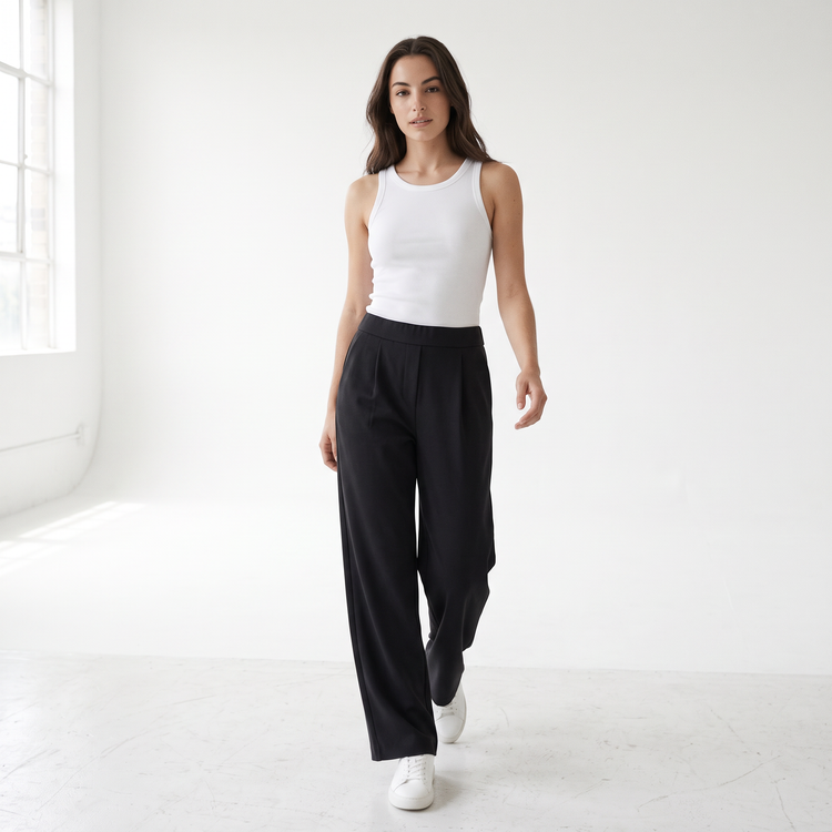 LUXEflow Elevated Trouser Sweatpant Black - bright studio