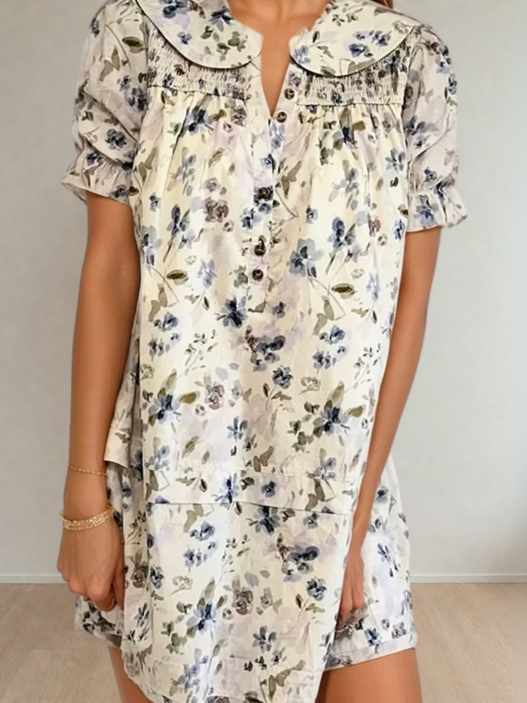 Jennie Smocked Dress Floral