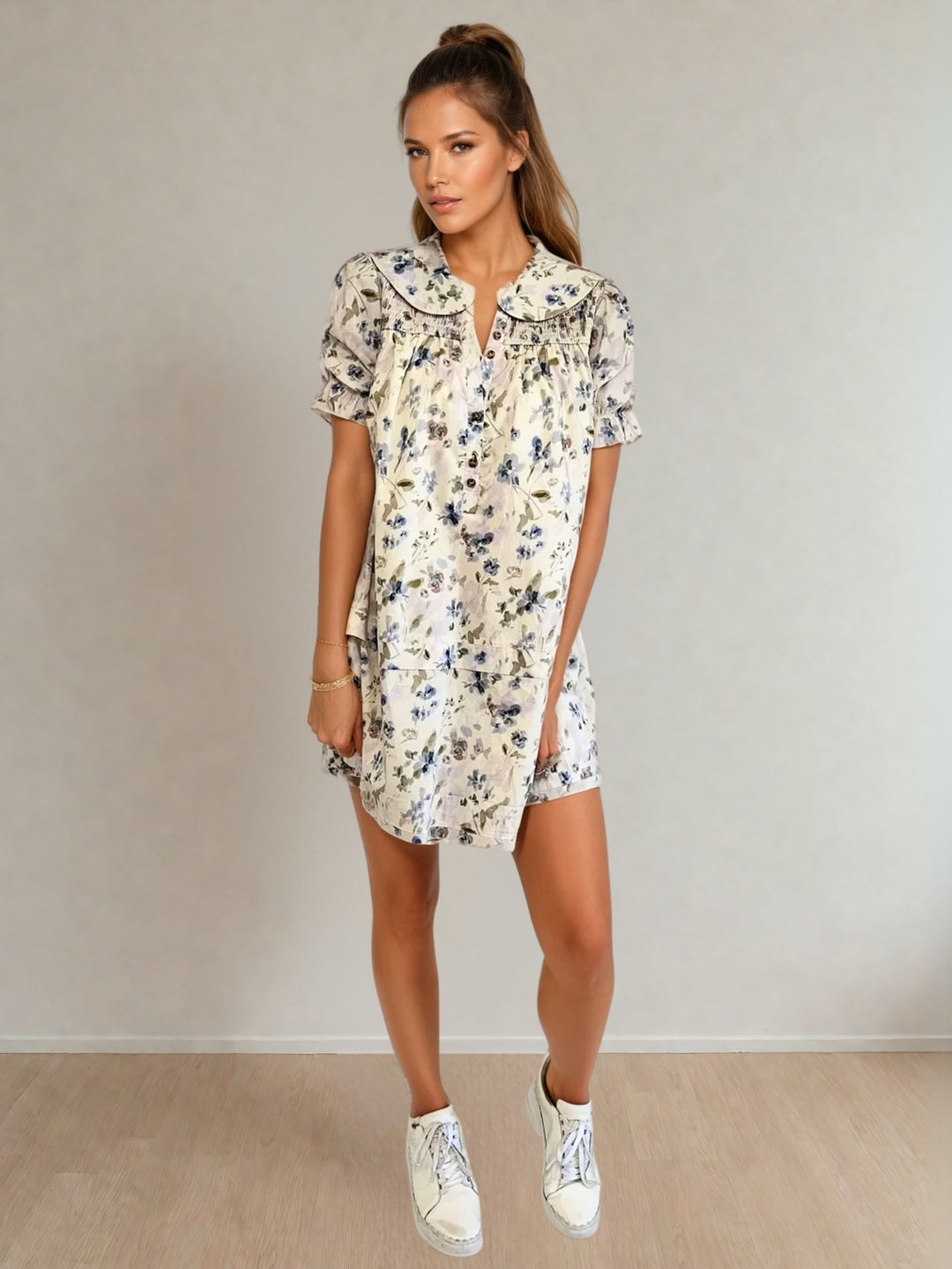 Jennie Smocked Dress Floral
