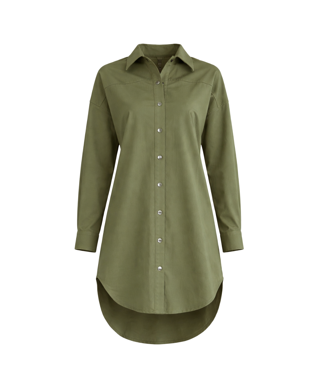 Sally Shirtdress in Olive