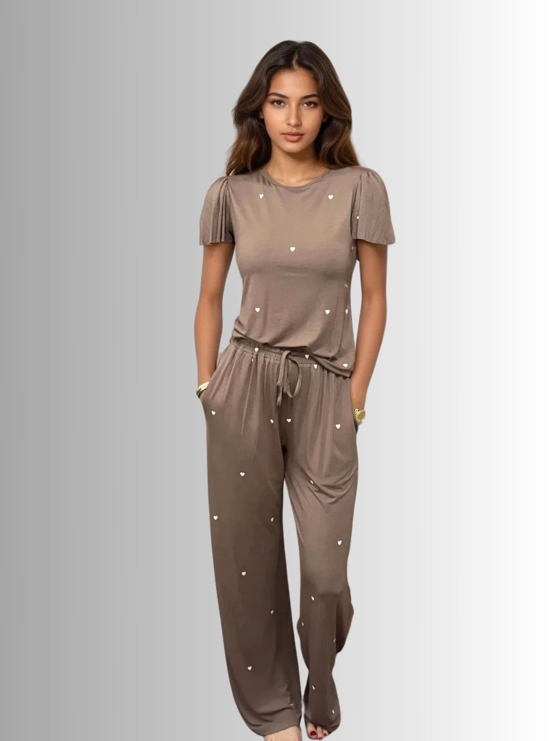 Heartfull Silky PJ’s Mochacinno
