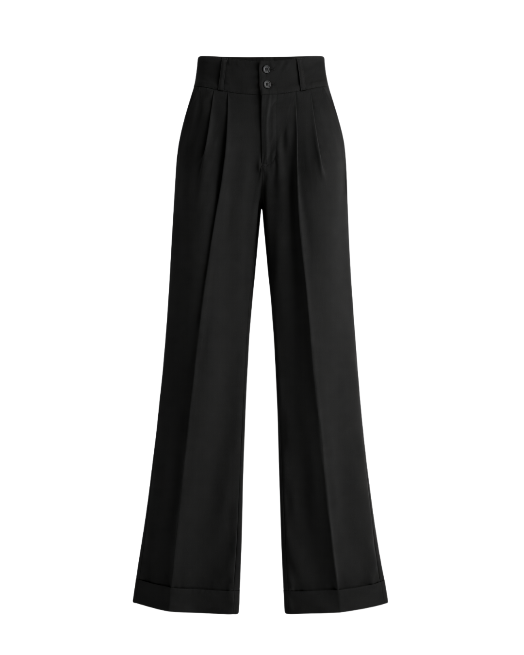 Valentina - Pleated Trouser in Black