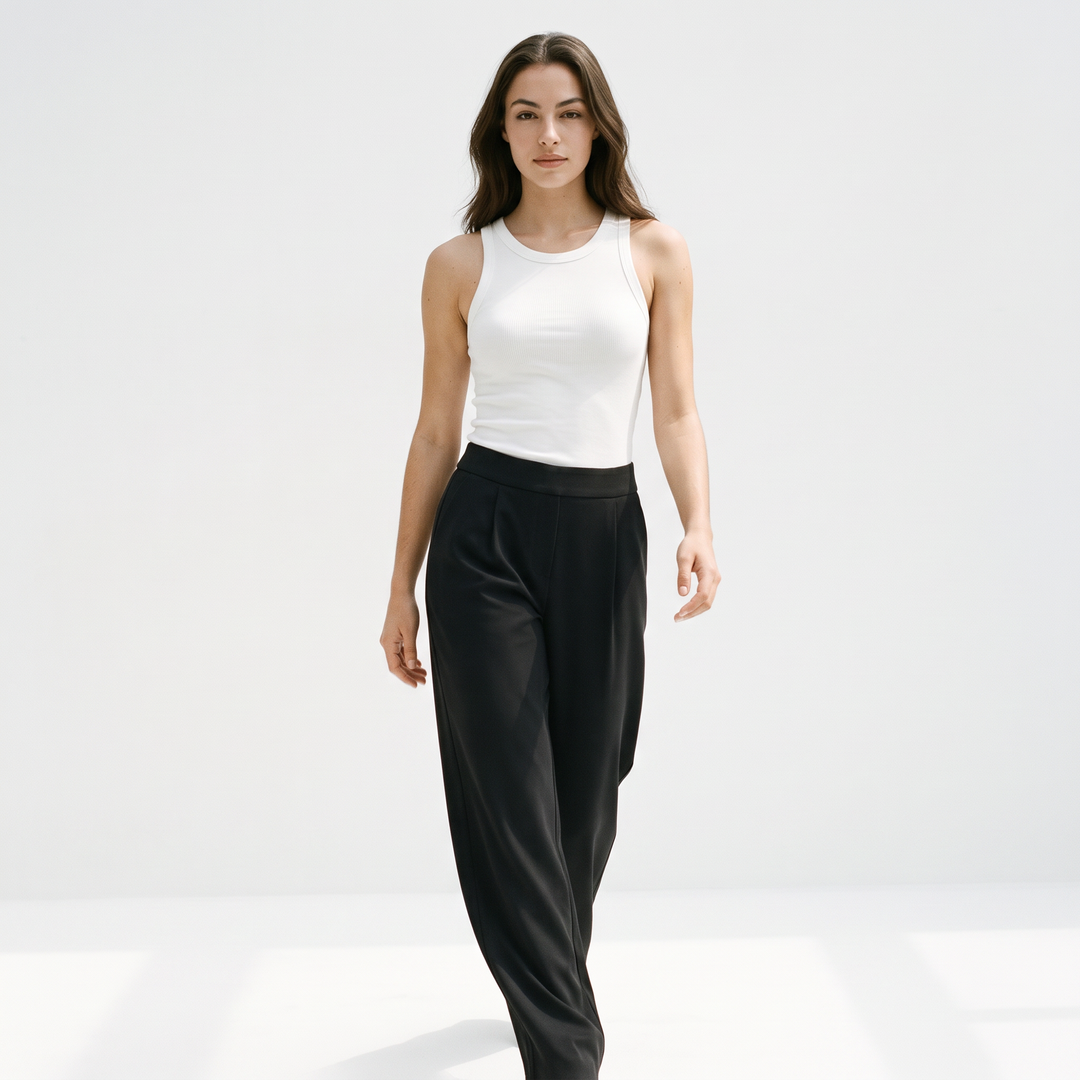 LUXEflow Elevated Trouser Sweatpant Black - bright studio 2