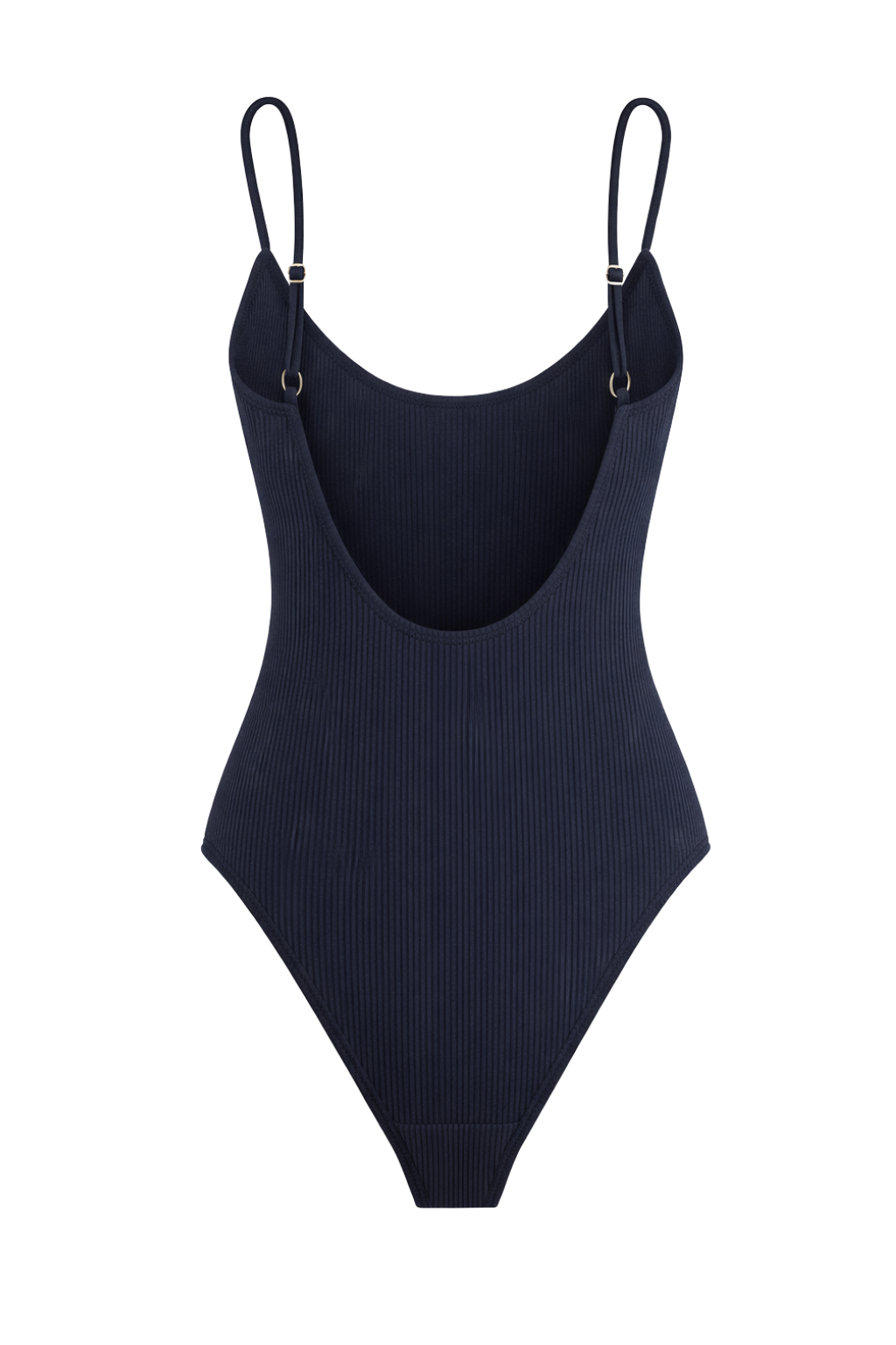 Laramie Ribbed One Piece Swimsuit in Black