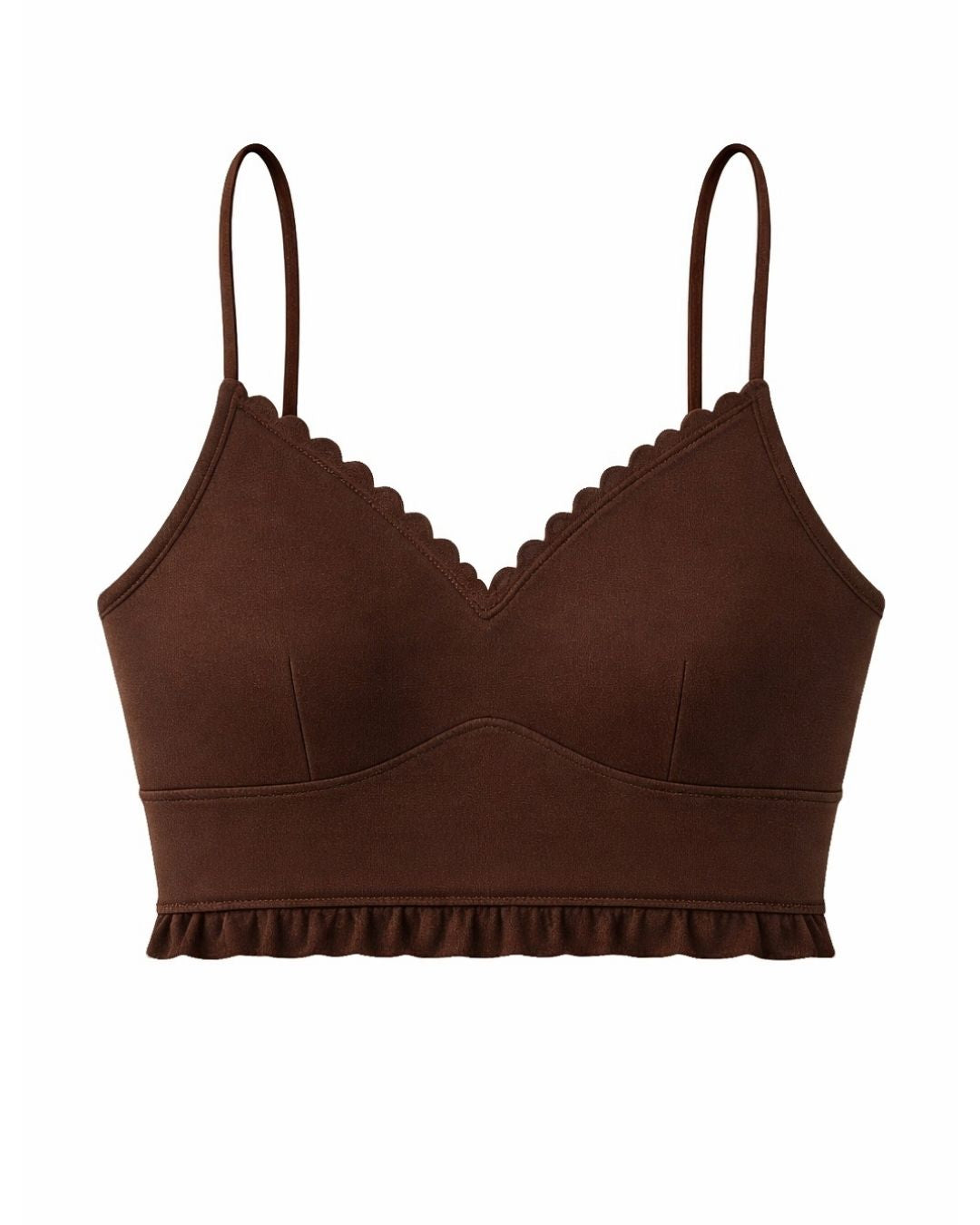 FORM Billie – Supportive Performance Bralette Sports Bra In Espresso