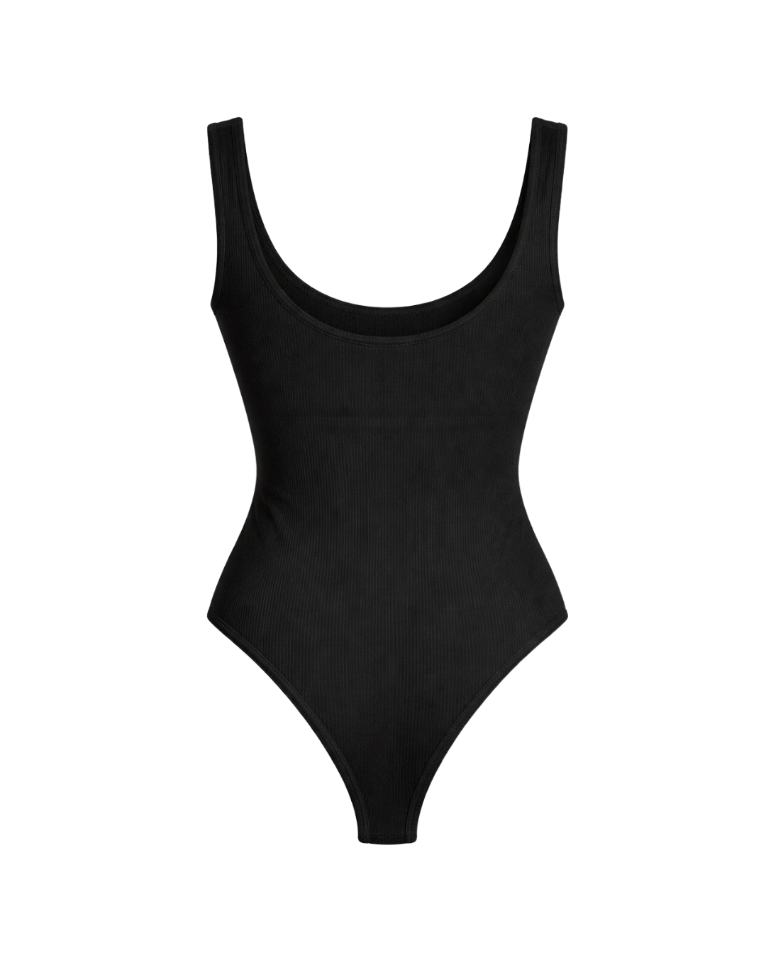 Emelia - Knit Essential Bodysuit In Black
