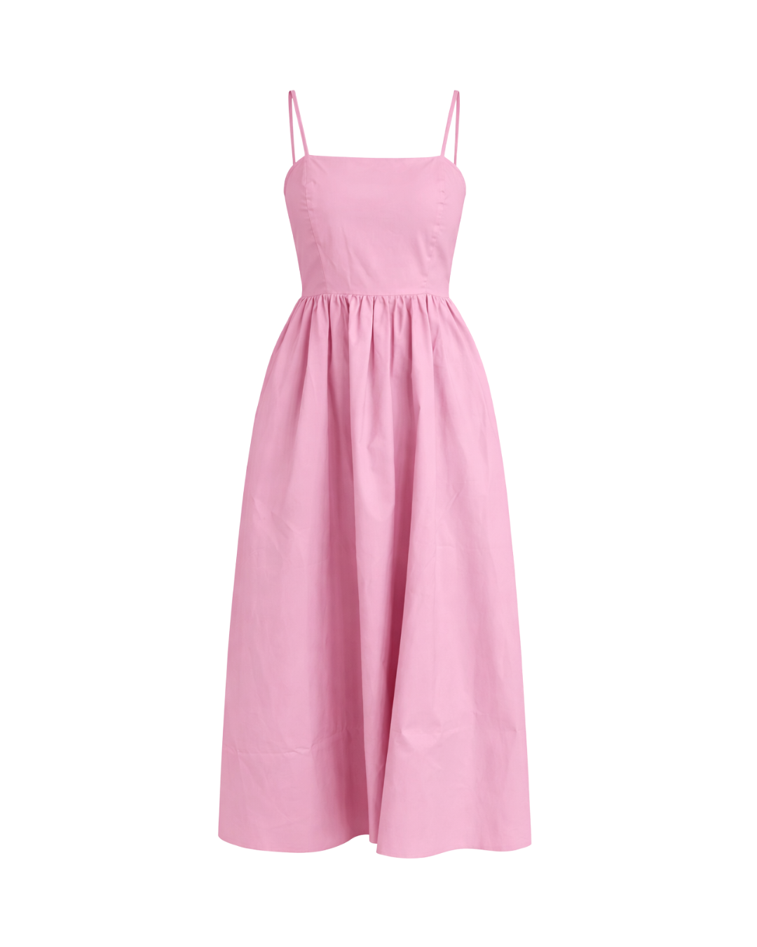 Averie Poplin Dress in Pink