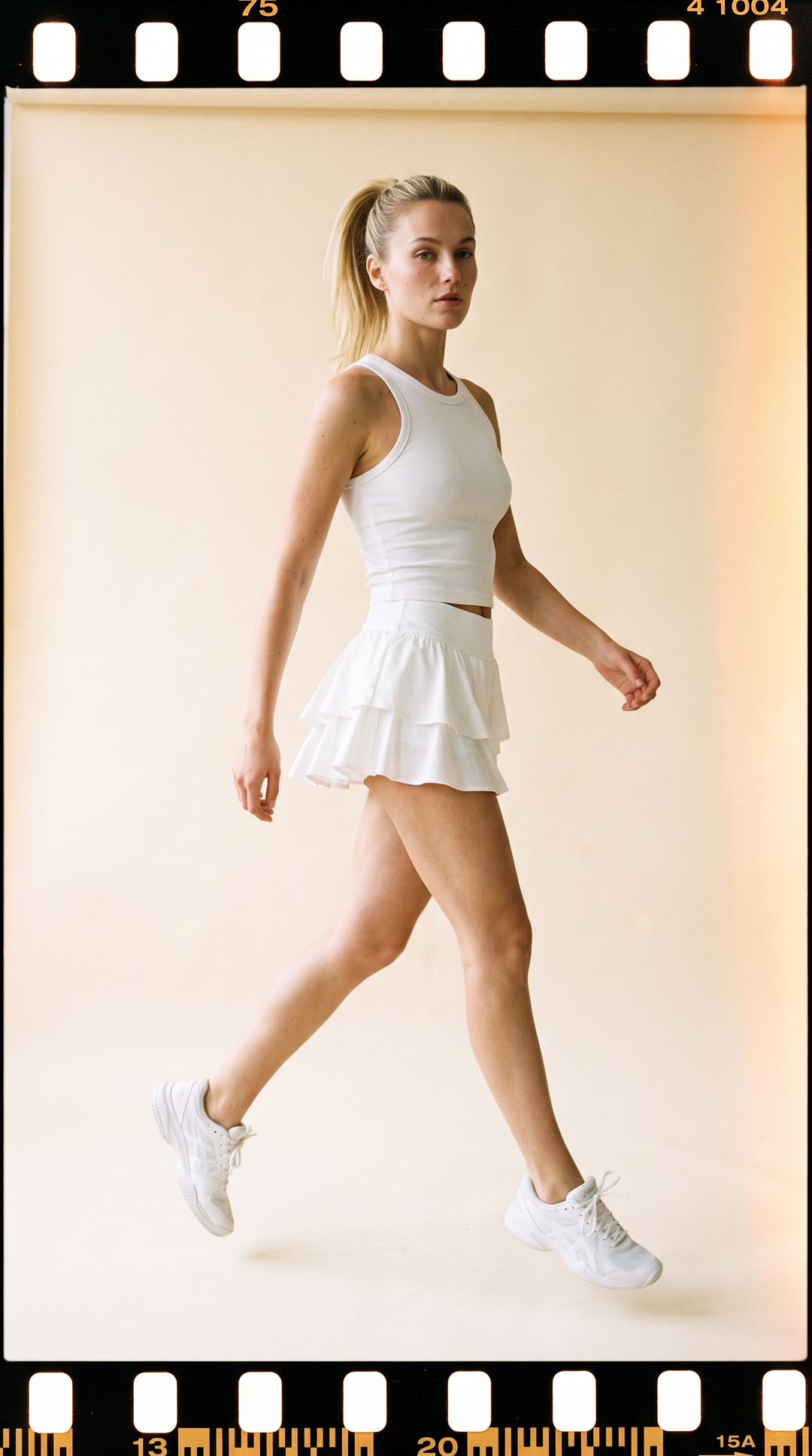 Courtside – Lightweight Active Tennis Skirt With Built-In Shorts In White