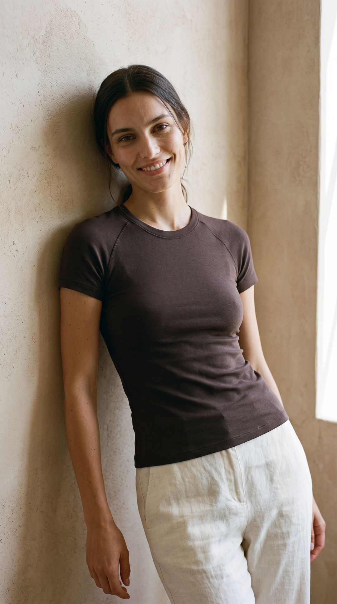 FORM Crew Short Sleeve Espresso