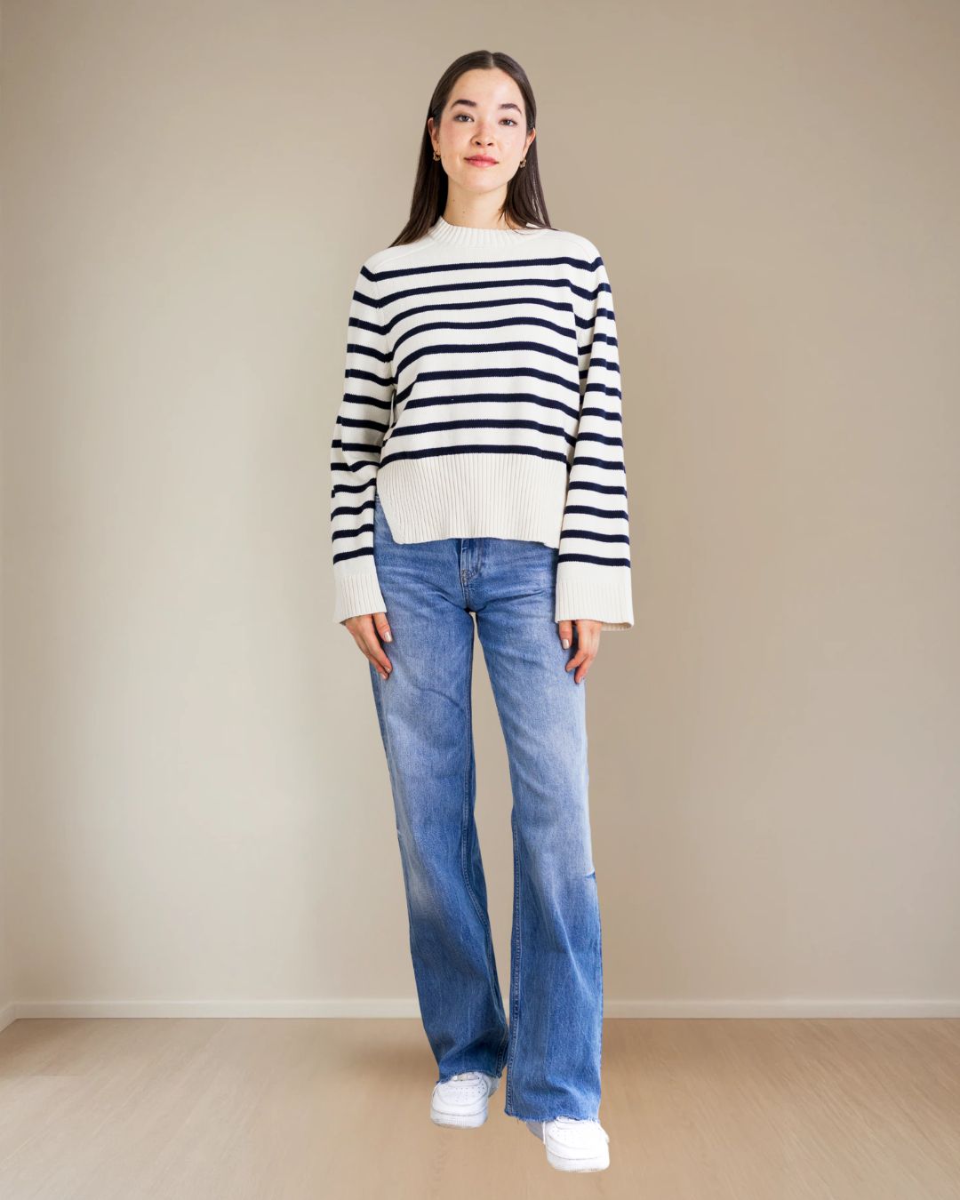 Addie Knit Pull-Over in Stripe