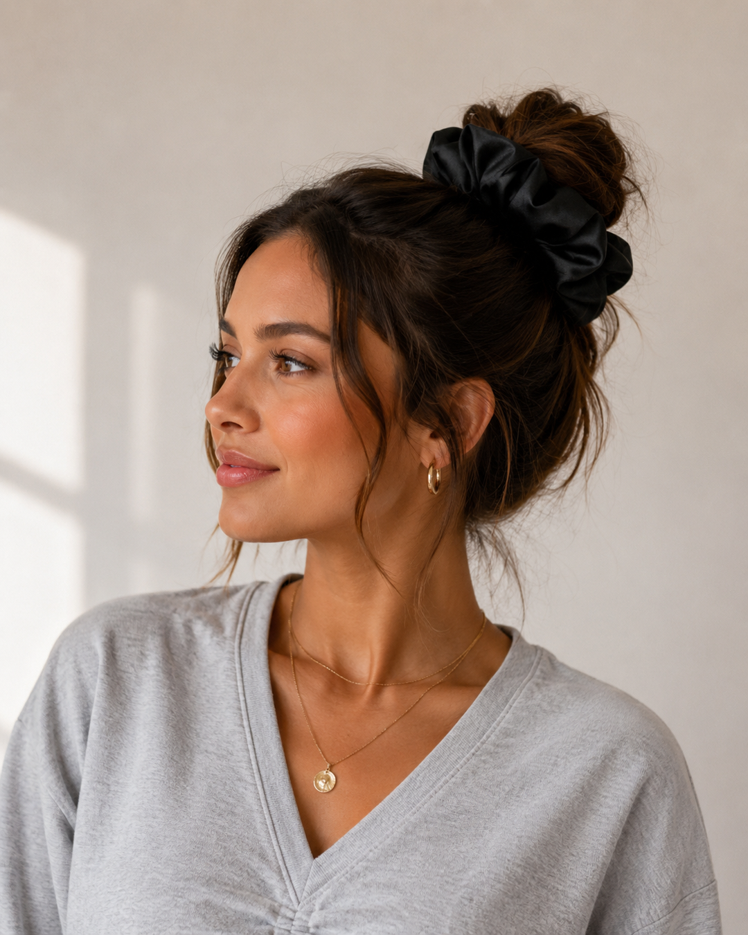 Oversized Scrunchie Black