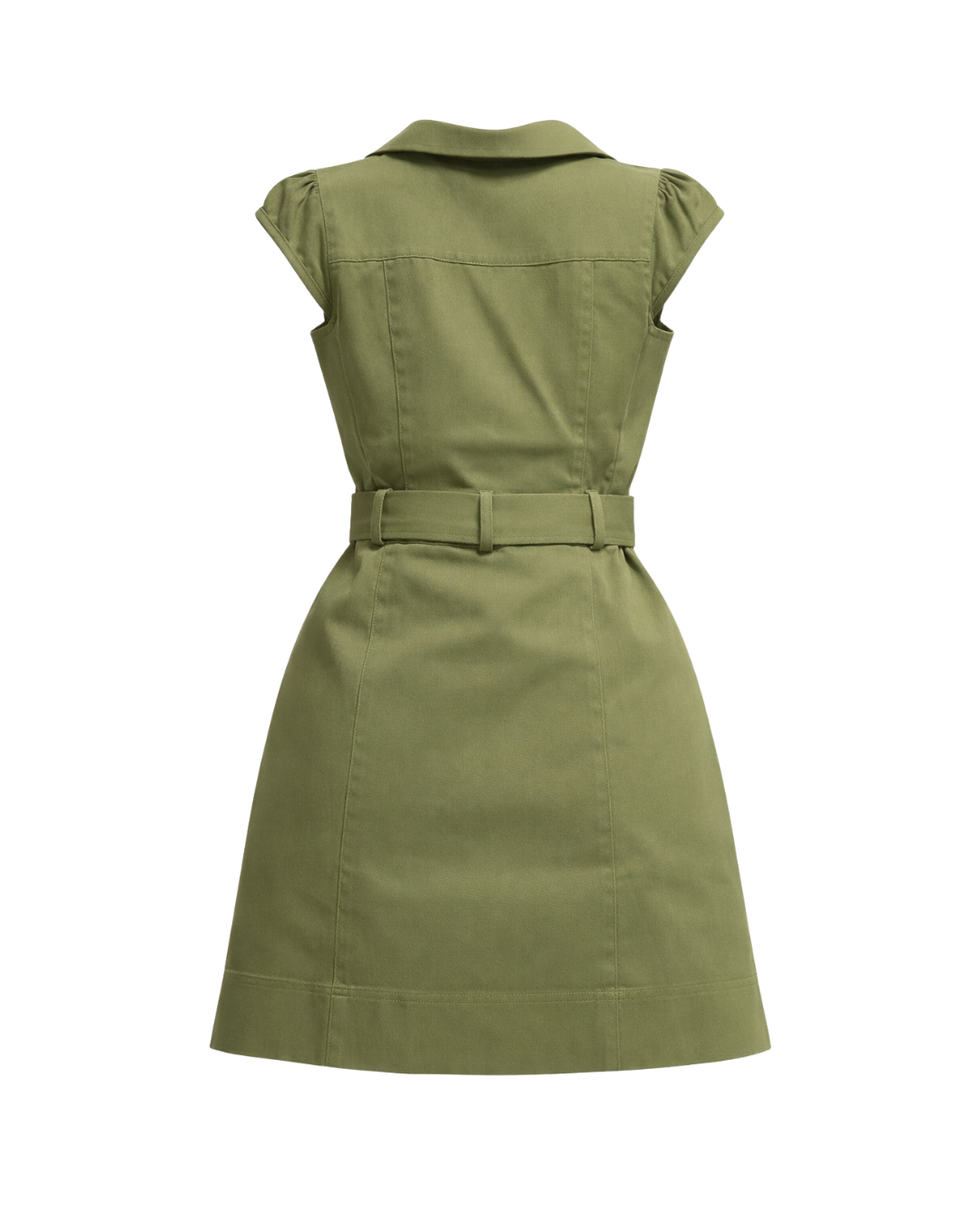 Charlee Soft Denim Dress Olive