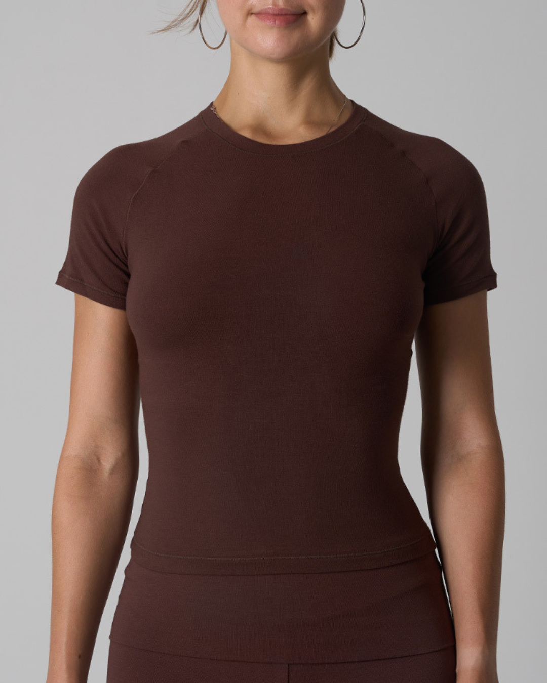 FORM Crew Short Sleeve Espresso