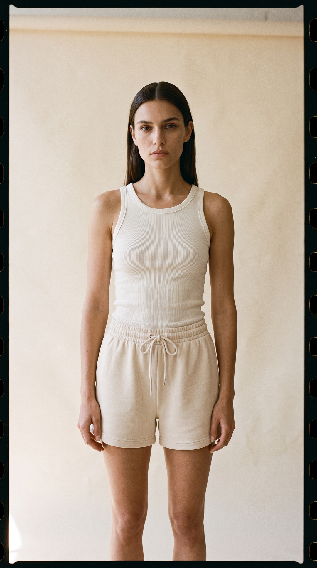 Emmie Luxeflow - Soft Active Short In Creme