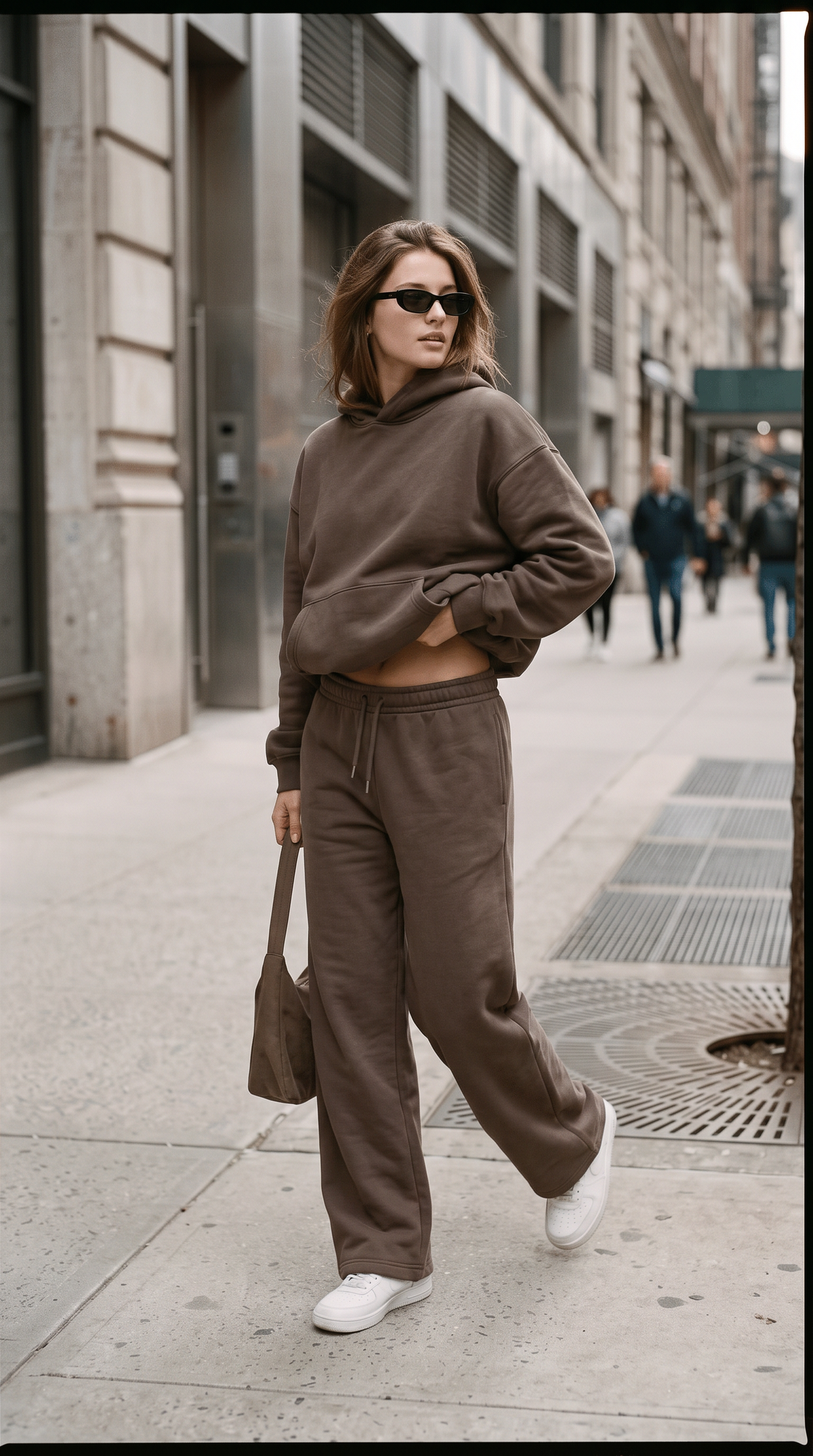 Sawyer Jogger Espresso street campaign