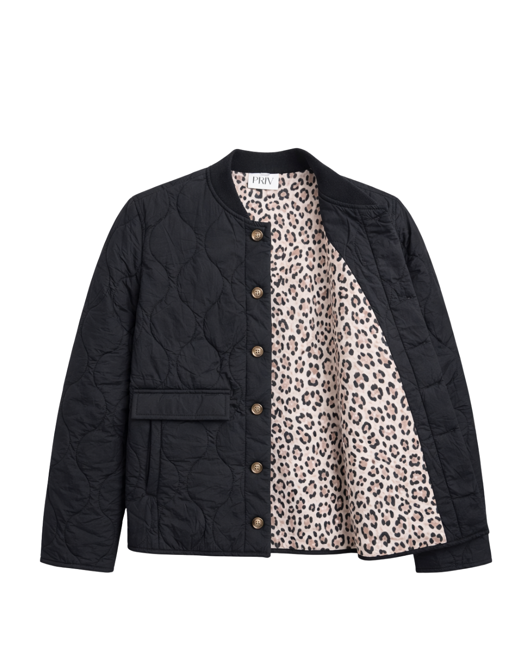 Elora Quilted Coat Black