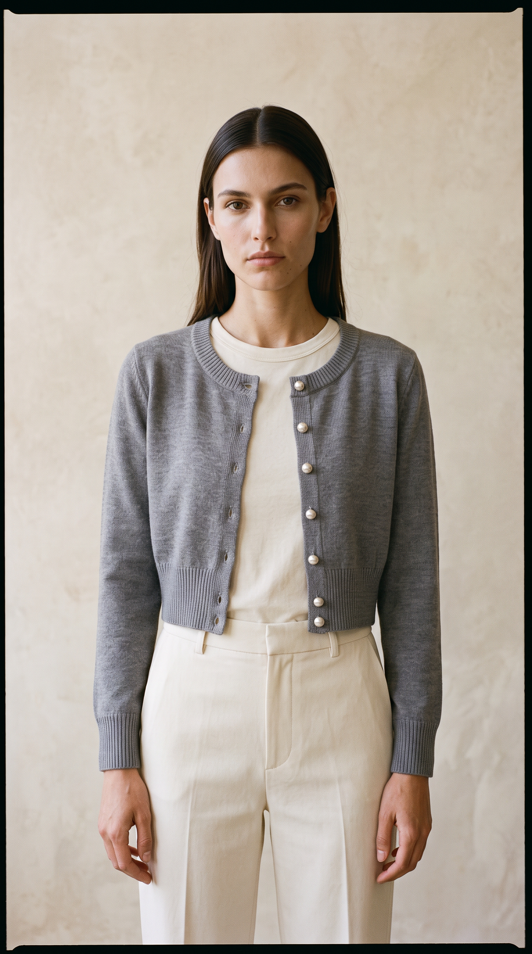 Genevieve - Cardigan Grey
