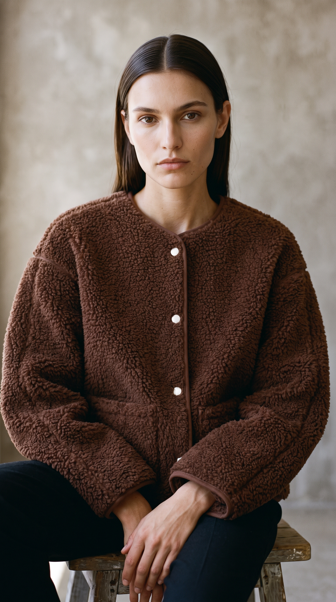 Willow - Teddy Jacket Maple