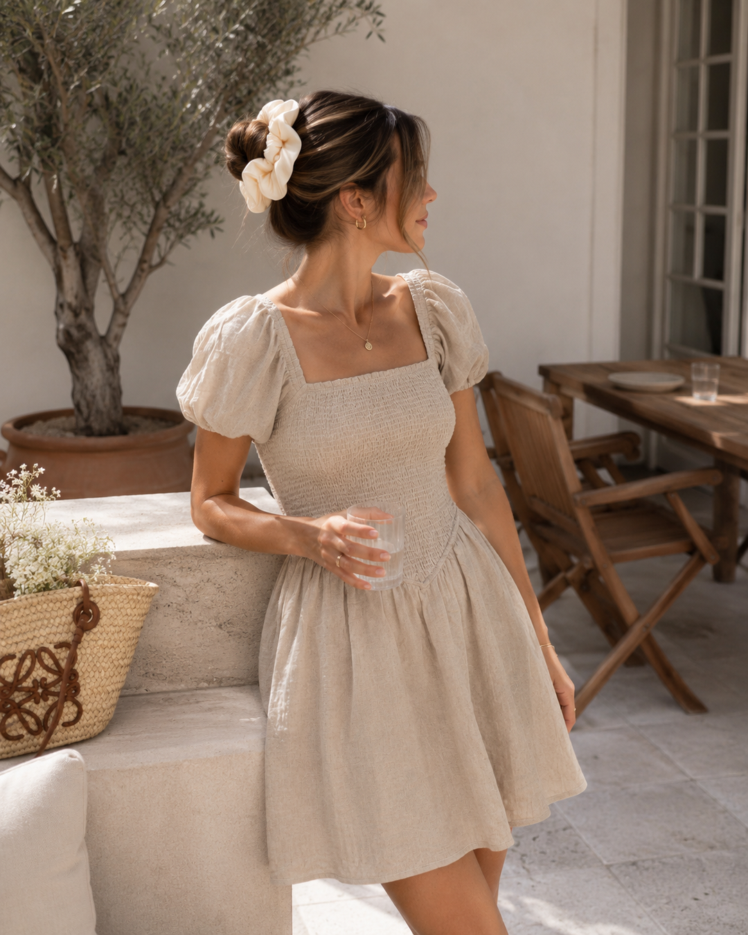 Oversized Scrunchie Cream