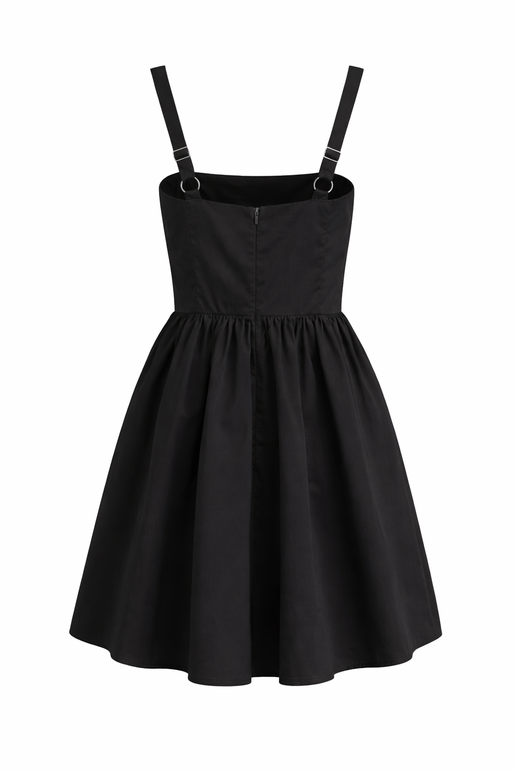 Nonnie Poplin Cocktail Dress in Black