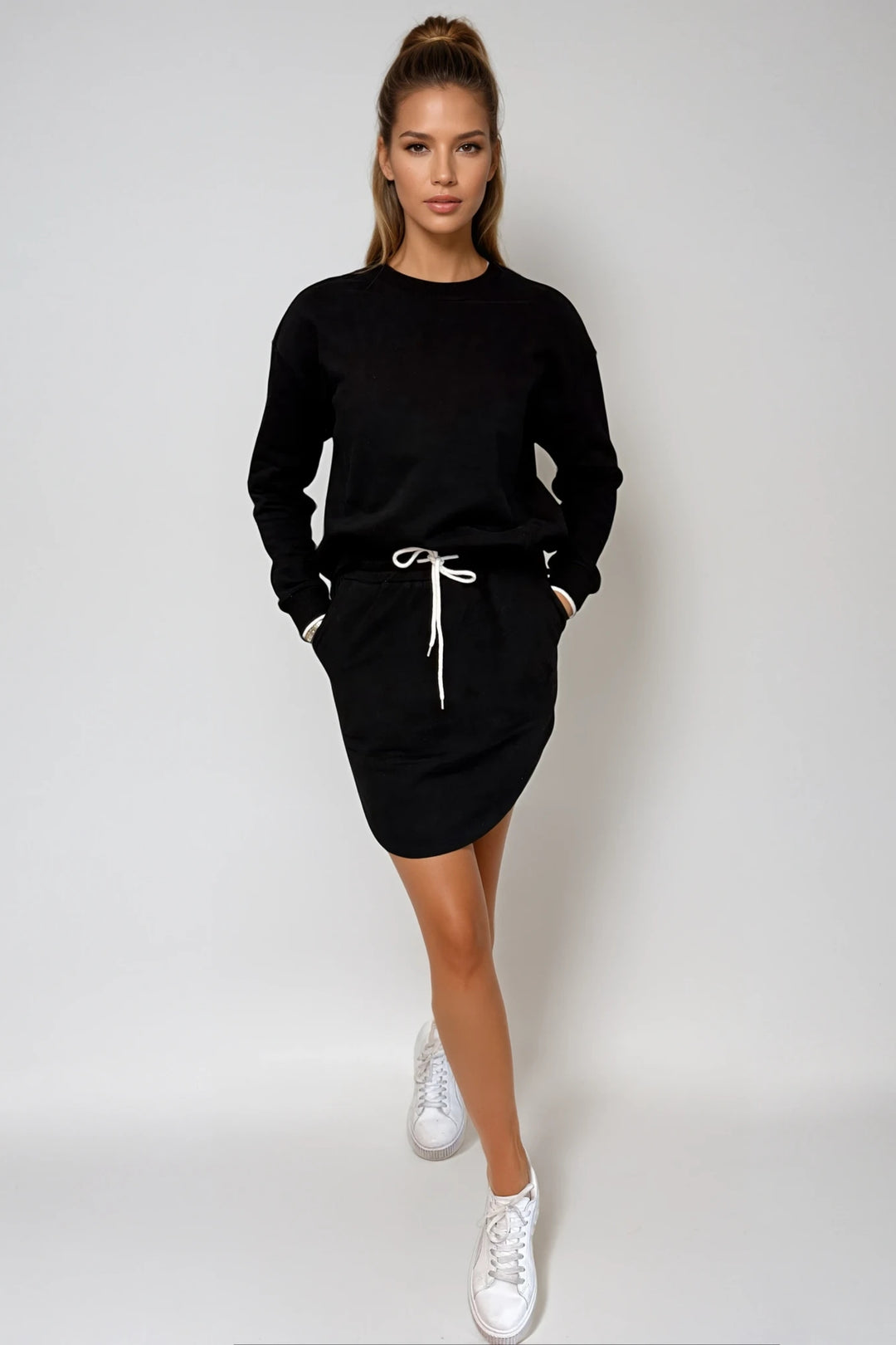 Emery Skirt Set Black