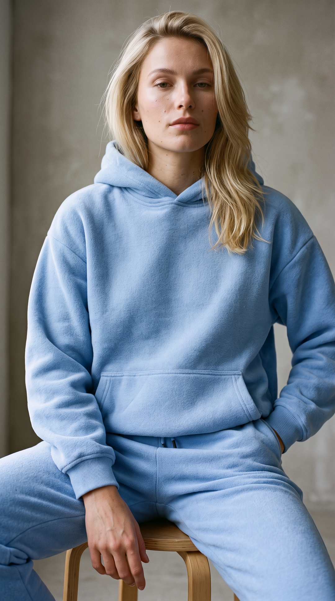 Laid Back - Soft Fleece Lounge Set 2PC In Pacifico