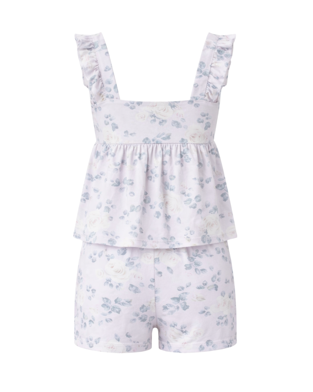 Dahlia Set in White Rose Print