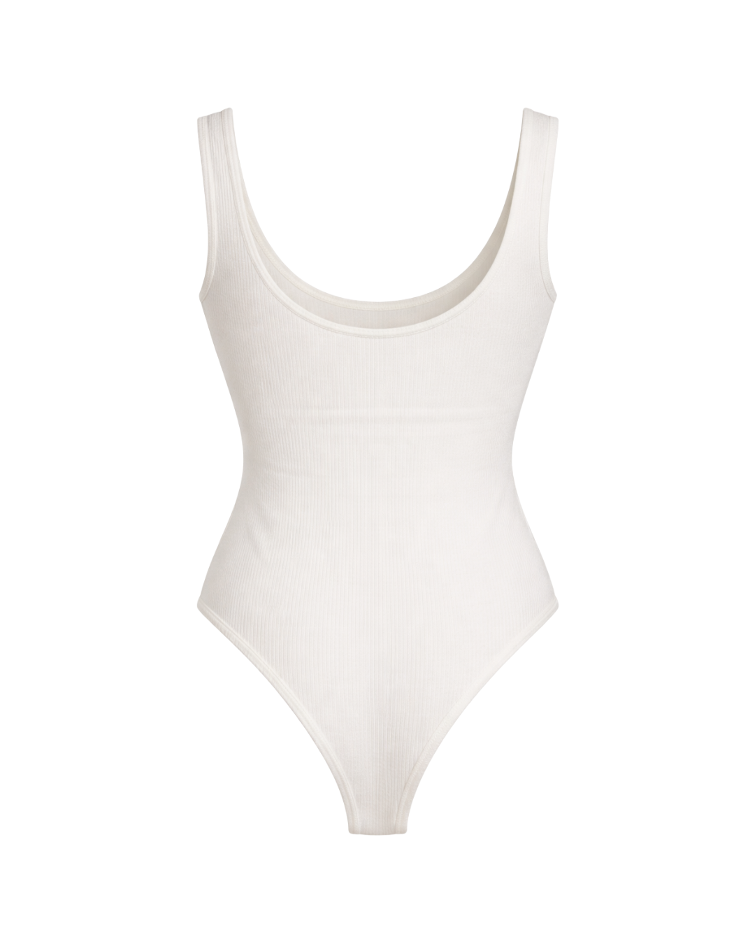 Emelia - Knit Essential Bodysuit In White