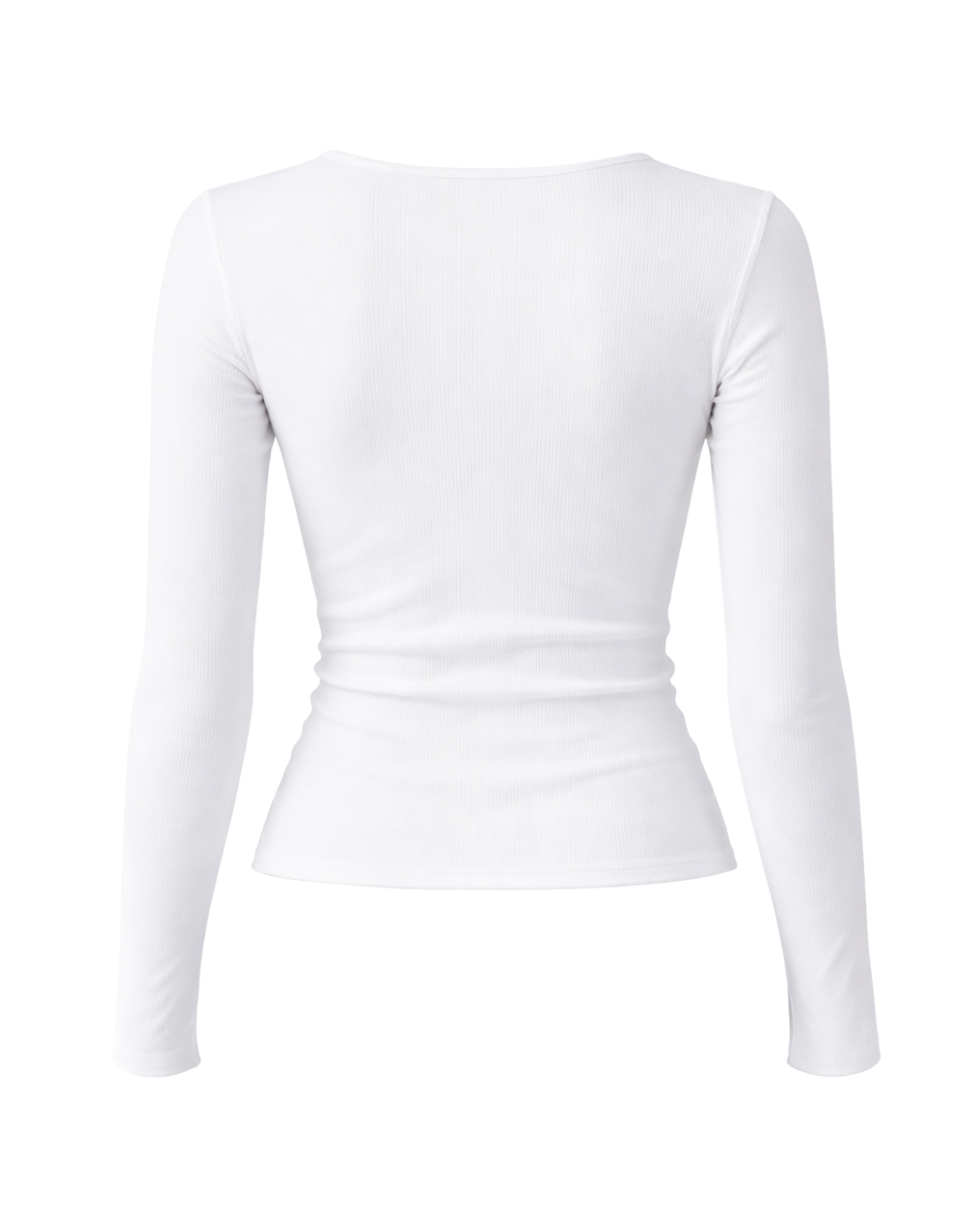 Mattie Long Sleeve Tee in White