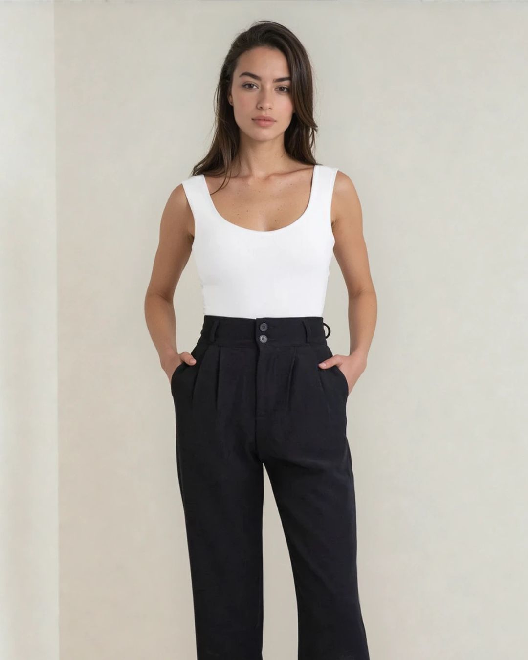 Emelia Knit Bodysuit in White